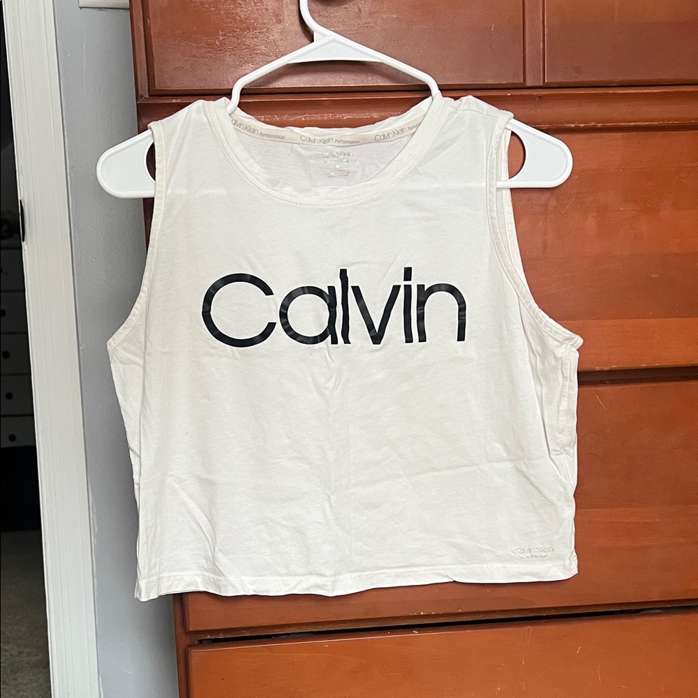 Calvin Klein Performance White Tank Top